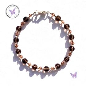 Smokey Quartz Crystal Bracelet